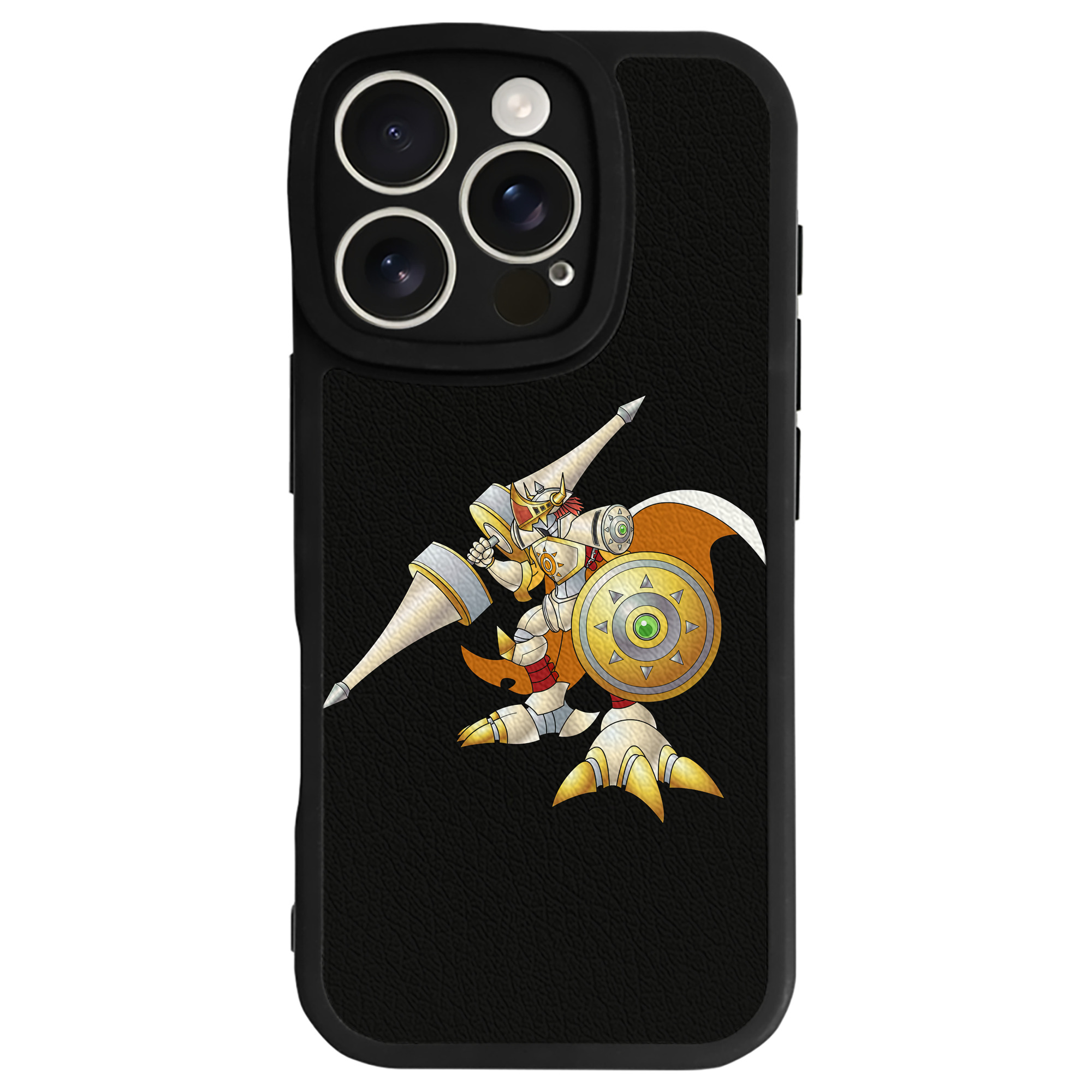 （画像用） Digimon デジタルモンスター/デジモン 【iPhone 16シリーズ対応】シリコンスマホケース（レザー調） 材質：シリコン